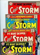 Capt Storm P.T. Boat Skipper #11, #12, #13, and #14 DC Comics Lot of 4 Books / picture