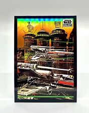 2022 Topps Chrome - Star Wars Galaxy - #38 X-Wings In Formation - Refractor picture