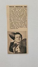 Doyle Traylor Baylor University 1956 Football SWYB Player Panel picture
