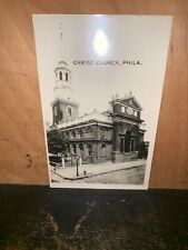 Christ Church Philadelphia  Real photo Postcard picture