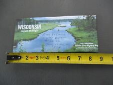 2001-2002 Official Wisconsin State Highway Transportation Travel Road. picture