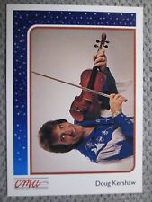 1992 Sterling Cards CMA Country Doug Kershaw RARE ERROR Card No GOLD FOIL Stamp picture