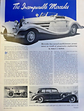 1952 Magazine Article Mercedes Benz Automobiles illustrated picture