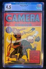 CAMERA COMICS #3 (’44) CGC 4.5, Rare Book, Nazi Cover, Get It While You Can  picture