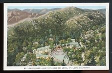 1920's Mt. Lowe Resort CA Bird's-Eye View Historic Vintage Postcard picture