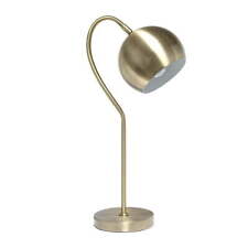 Half Moon Table Lamp, Antique Brass picture