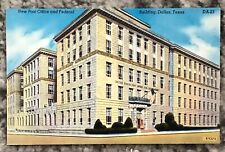 Linen Post Card New Post Office & Federal Building Dallas Texas Unposted Unused picture