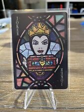 2021 Tenyo Disney Stained Glass Playing Cards Evil Queen NM US Seller picture