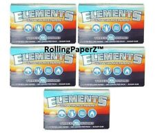BUY FIVE Packs 1 1/4 Elements Ultra Thin Rice Rolling Papers 300 Leaves Per Pack picture