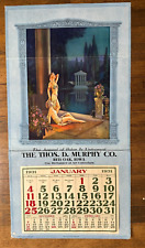 1931 Large Pinup Advertising Calendar by Goddard- Garden of Golden Dreams picture
