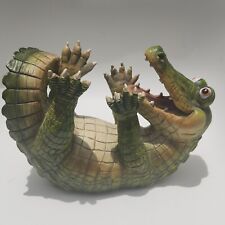 Vintage Whimsical Bottle Caddy-Alligator-Crocodile-composite picture