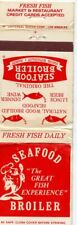 Seafood Broiler, Lakewood, Tarzana, California Matchbook picture