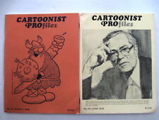 CARTOONIST PROFILES #41-48 LOT (8 books, 1979-80) Schulz, Trudeau, Holman picture