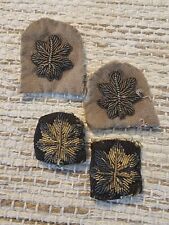 WWII US Army AAC Air Corps Officer Major Lt Col  Bullion Patch Sets L@@K picture