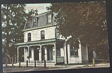 1908 West Grove Pa, National Bank Post Official, Chester County, Old Postcard picture
