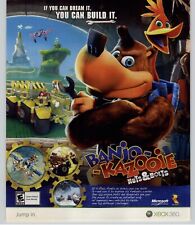 Banjo-Kazooie Nuts & Bolts Xbox 360 2008 Print Ad/Poster Official Game Promo Art picture