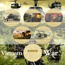 WR 5pcs Vietnam War Gold Foil Challenge Coin Once Strangers Forever Brothers picture