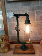 Vintage Handcrafted Industrial Pipe Retro steampunk reading table,desk lamp picture
