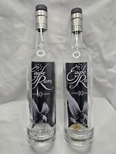 LOT of 2, Eagle Rare, 10 yr, Bourbon Whiskey Bottle, Corked 750ml, EMPTY. picture