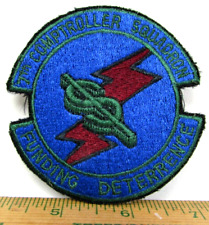 Vintage 7th Comptroller Squadron Funding Deterrence Patch Dyess AFB Texas USAF picture
