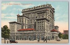 Postcard Canada British Columbia CPR Vancouver Hotel Vintage Unposted picture