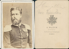 Block, Paris, Prince Leopold of Hohenzollern Vintage CDV Albumen.Prince Leo picture