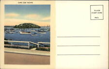 Massachusetts Cap Cod Yachts ~ postcard sku307 picture
