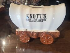 Knott's Berry Farm Ghost Town Waggon Ceramic Piggy Bank Knotts picture