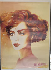 Vintage Mid 1980’s Rimmel Poster Make Up Fashion stylish Red Haired woman picture