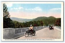 c1920 Ashokan Reservoir Roadway Traver Hollow Bridge Catskill Mountain  Postcard picture