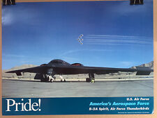 Original Recruitment AIR FORCE Advertising Poster B-A2 Spirit Motivational picture