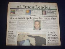 1998 FEB 27 WILKES-BARRE TIMES LEADER -WVW HS COACH RACIAL SLUR APOLOGY- NP 8214 picture