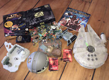 Wow Lot of Star Wars Playset including 1995 Millenium Falcon See all pictures picture