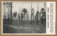 Seven Pines Battlefield, Virginia Postcard Gordon's Bloody Charge c 1910s   M6 picture