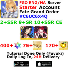 [ENG/NA][INST] FGO / Fate Grand Order Starter Account 2+SSR 70+Tix 400+SQ #C6UC picture