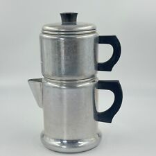 Vintage WEST BEND Aluminum DRIPETTE Kwik Drip Stove Top Coffee Maker Pot USA picture