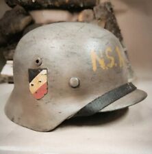   WW2 M35 German  Helmet WWII M 35. Combat helmet size 66 picture