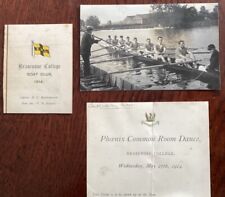  Photo Postcard & Ephemera Brasenose college rowing Eight Oxford University 1914 picture