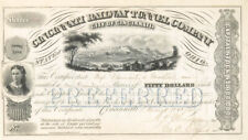 John C. Fremont - Cincinnati Railway Tunnel Co. - Stock Certificate - Civil War picture