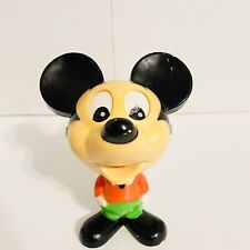 Vintage 1976  Disney Mickey Mouse Noddy Bobble Head Pull String Toy picture
