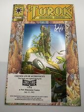 Turok Dinosaur Hunter #1 (June 1993, Valiant Comics) Rare Gold Autographed picture