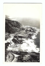 RPPC Looking South from Cape Perpetua Oregon Vintage Postcard picture