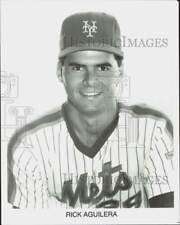 Press Photo Rick Aguilera, Pitcher, New York Mets - afa44691 picture