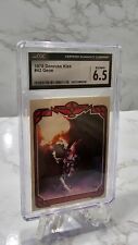 1978 Graded Kiss Card # 42 Donruss Gene Ex / NM+ CGC Rock Music Guitar Fire VTG picture