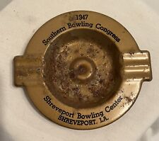 Vintage 1947 Southern Bowling Conference Ashtray Shreveport Bowling Center La picture