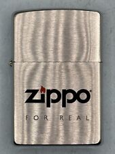Vintage 2002 Zippo For Real Chrome Zippo Lighter NEW picture