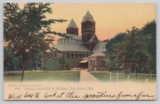 Library University of Michigan Ann Arbor Undivided Back Antique Postcard picture