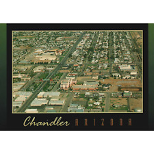 Postcard Arizona Chandler City Aerial View 6X4 Chrome Era picture