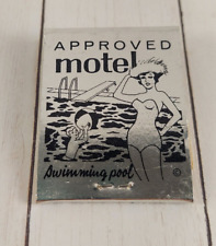 Vtg South Ambassador Motel Mid Century Matchbook Enid Oklahoma Swimming Pool picture