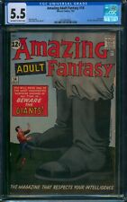 AMAZING ADULT FANTASY #14 ⭐ CGC 5.5 ⭐ Professor X Prototype Marvel Comic 1962 picture